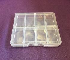 small plastic finds box